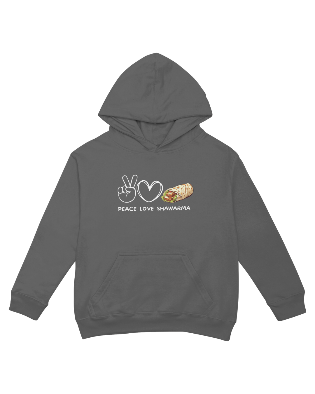 "Peace. Love. Shawarma." Hoodie